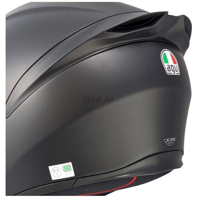 AGV エージーブイ K1 S JIST Asian Fit - MATT BLACK ヘルメット サイズ：M(57-58cm)｜webike｜18