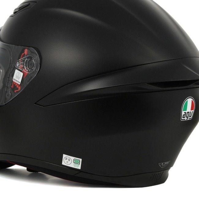 AGV エージーブイ K1 S JIST Asian Fit - MATT BLACK ヘルメット サイズ：M(57-58cm)｜webike｜19