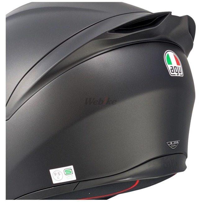 AGV エージーブイ K1 S JIST Asian Fit - MATT BLACK ヘルメット サイズ：L(59-60cm) フルフェイスヘルメット | ブランド登録なし | 17