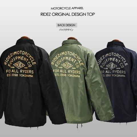 RIDEZ(バイク) RIDEZ ライズ TOP SPEED COACH JACKET 裏ボア RIDEZ(バイク) RIDEZ ライズ TOP SPEED COACH JACKET 裏ボア
