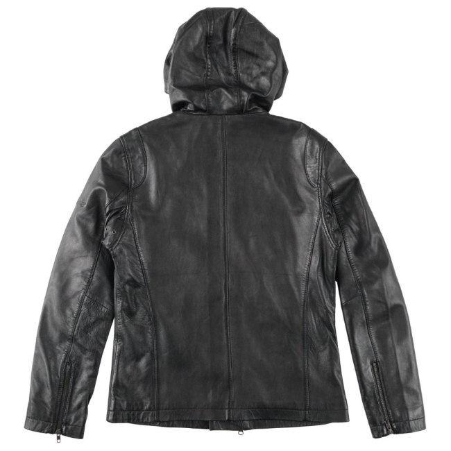 RIDEZ ライズ VIBRANT HOODIE JACKET レザージャケット サイズ：L