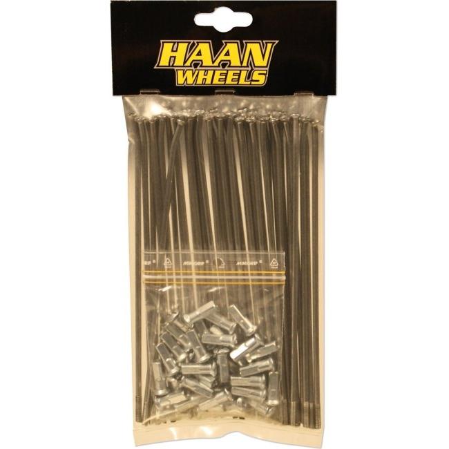 HAAN WHEELS ハーンホイール OEM スポーク＋ニップルセット タイプ：リア用 16×1.85 KX80 KX85 KX100 KX112 KAWASAKI カワサキ スポーク・ニップル 足回り | ブランド登録なし | 01