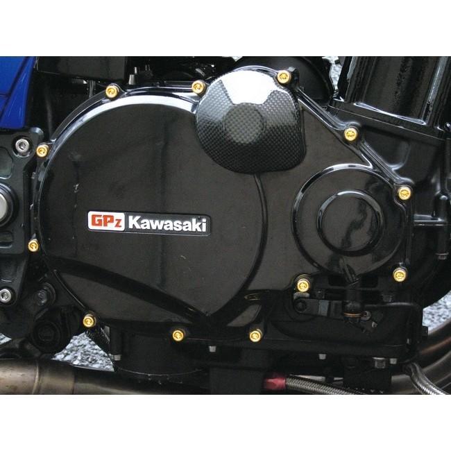 CF POSH CFポッシュ 24Kメッキステンレスパルサーカバーネジセット ZRX1100 ZRX1200ダエグ ZRX1200R ZRX1200S KAWASAKI カワサキ クランクケースボルト | POSH