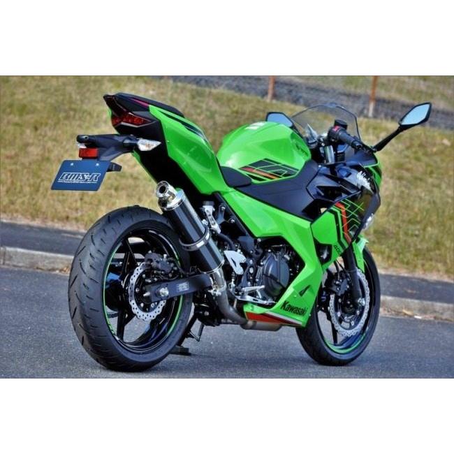 BEAMS ビームス R-EVO スリップオンマフラー 政府認証 タイプ：カーボンサイレンサー(重量：1.95kg【純正3.8kg】) NINJA400 Z400 KAWASAKI カワサキ マフラーの画像