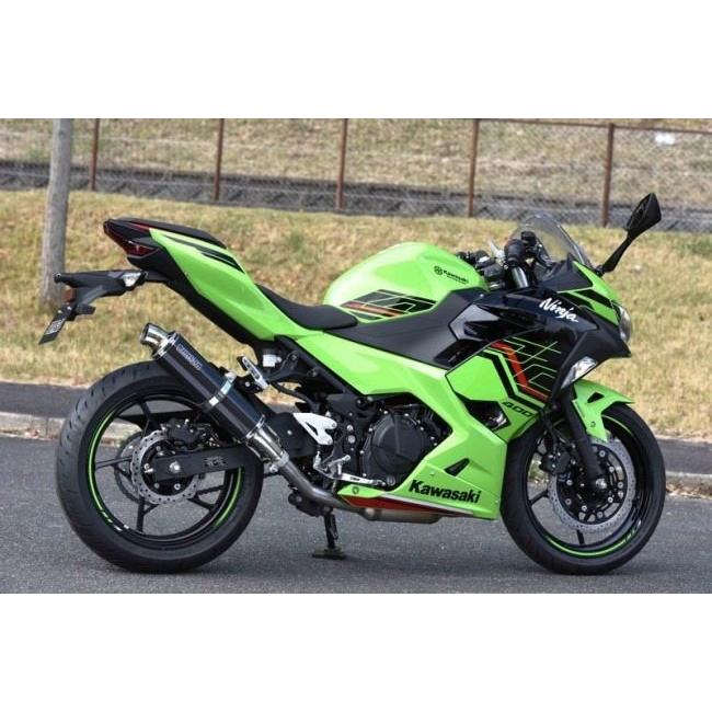 BEAMS ビームス R-EVO スリップオンマフラー 政府認証 タイプ：カーボンサイレンサー(重量：1.95kg【純正3.8kg】) NINJA400 Z400 KAWASAKI カワサキ マフラーの画像