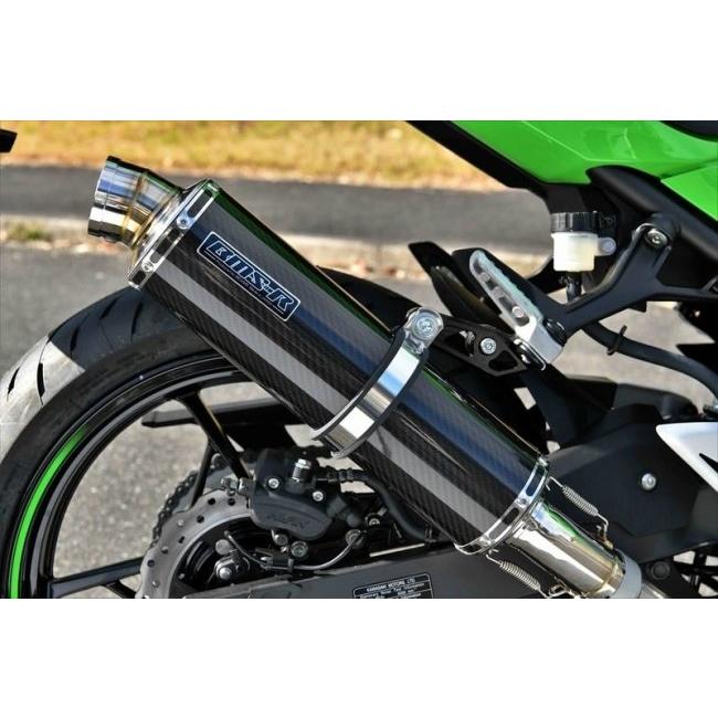 BEAMS ビームス R-EVO スリップオンマフラー 政府認証 タイプ：カーボンサイレンサー(重量：1.95kg【純正3.8kg】) NINJA400 Z400 KAWASAKI カワサキ マフラーの画像