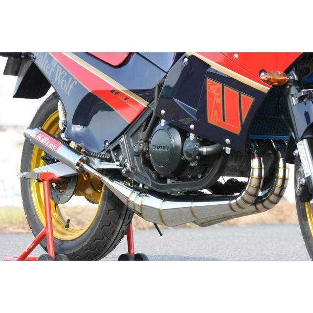 K2TEC ケイツーテック チャンバー TYPE-2 タイプ：鏡面ステンレス RG250Γ SUZUKI スズキ マフラー_5