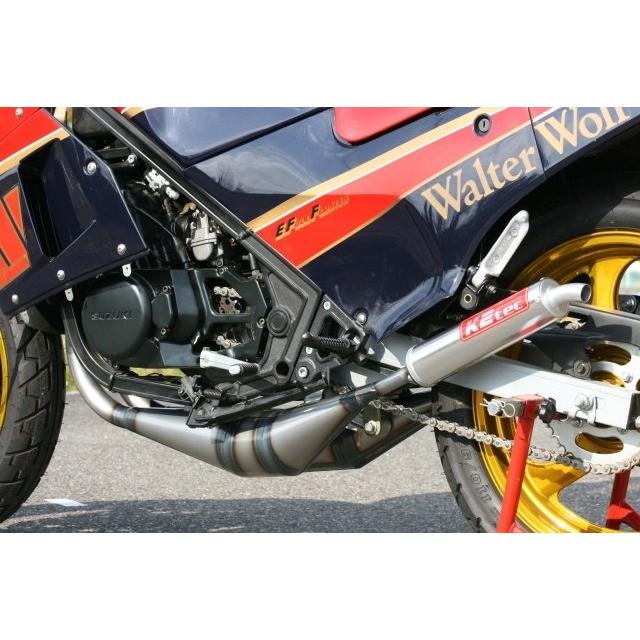 K2TEC ケイツーテック ストレートチャンバー TYPE-1 RG250Γ SUZUKI スズキ チャンバー マフラー_5