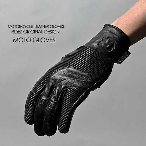 RIDEZ ライズ MOTO GLOVES VOLTAGE バイク用 レザーグローブ サイズ