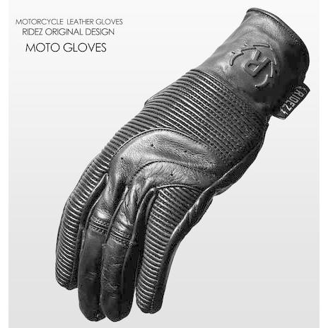 RIDEZ ライズ MOTO GLOVES VOLTAGE バイク用 レザーグローブ サイズ
