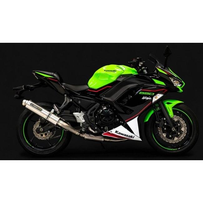 TRICKSTAR トリックスター 政府認証フルエキゾーストマフラー サイレンサー材質：ステンレス Ninja650 Z650 KAWASAKI カワサキ フルエキゾーストマフラーの画像