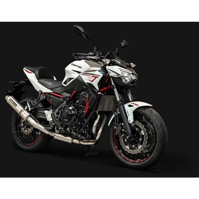 TRICKSTAR トリックスター 政府認証フルエキゾーストマフラー サイレンサー材質：ステンレス Ninja650 Z650 KAWASAKI カワサキ フルエキゾーストマフラーの画像