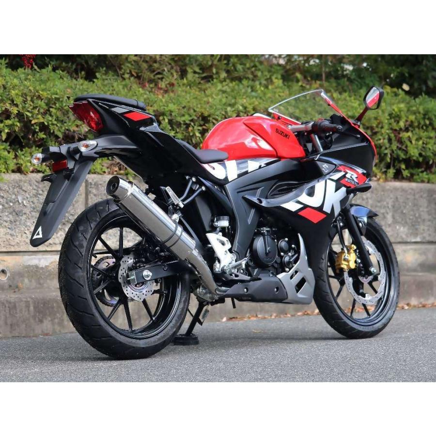WR’S ダブルアールズ ラウンドタイプ フルエキゾーストマフラー タイプ：ステンレスサイレンサー GSX-R125 GSX-S125 SUZUKI スズキ マフラー | WR'S