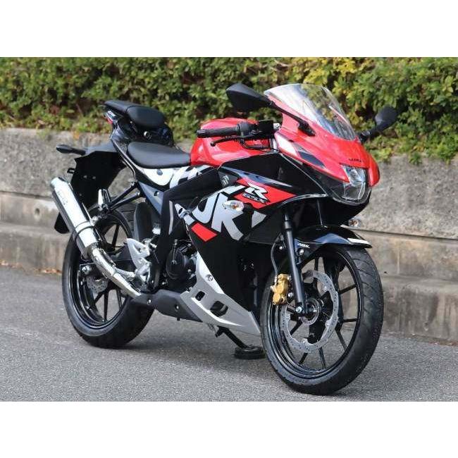 WR’S ダブルアールズ ラウンドタイプ フルエキゾーストマフラー タイプ：ステンレスサイレンサー GSX-R125 GSX-S125 SUZUKI スズキ マフラー | WR'S | 05