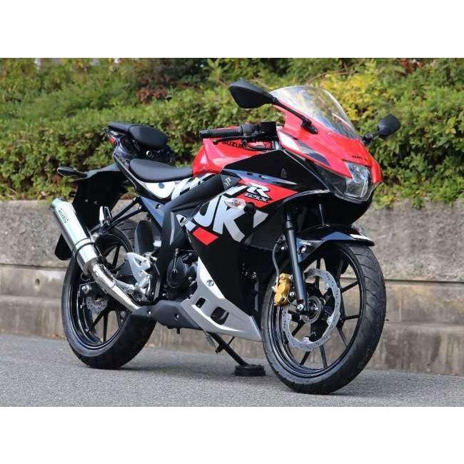 WR’S ダブルアールズ ラウンドタイプ フルエキゾーストマフラー タイプ：ステンレスサイレンサー GSX-R125 GSX-S125 SUZUKI スズキ マフラー | WR'S | 06