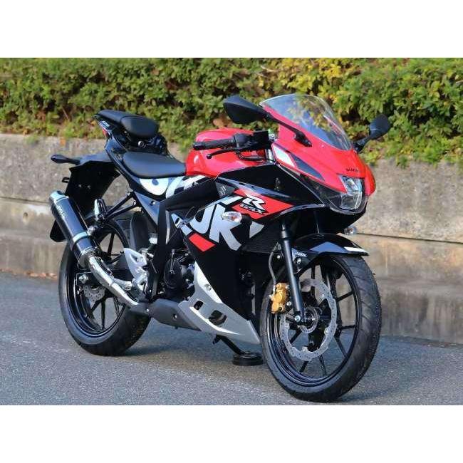 WR’S ダブルアールズ ラウンドタイプ フルエキゾーストマフラー タイプ：カーボンサイレンサー GSX-R125 GSX-S125 SUZUKI スズキ マフラー | WR'S | 05