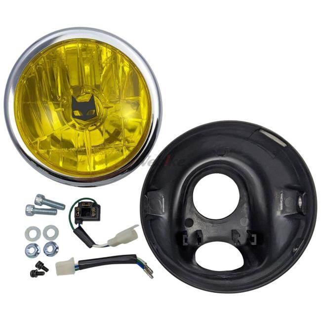 マーシャルヘッドライト721・701 フルキット イエロー 4ミニ用／130φ
