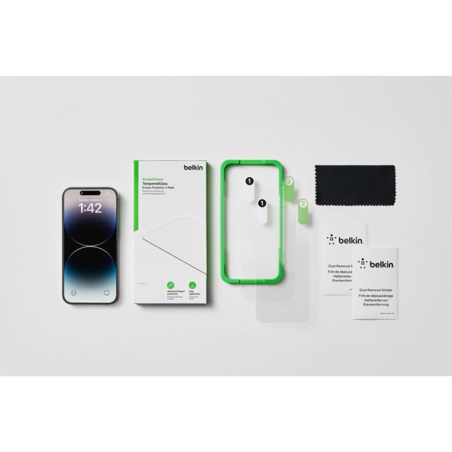 GILD design ギルドデザイン Belkin SCREENFORCE iPhone 14 Pro用保護 強化ガラスフィルム Pro その他スマートフォングッズ 電子機器類 | GILD design