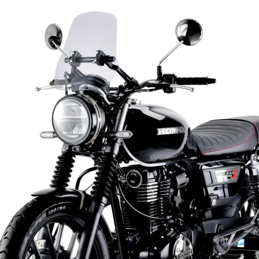 シックデザイン製スモークガイラシールド 汎用 GB350 GB350S シックデザイン製スモークガイラシールド 汎用 GB350 GB350S