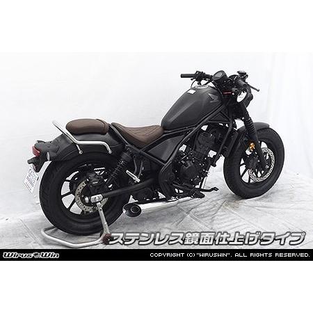 WirusWin ウイルズウィン グラブバー タイプ：ステンレス鏡面仕上げ レブル250 レブル500 HONDA ホンダ グラブバー・タンデムバー・シーシーバー 外装の画像