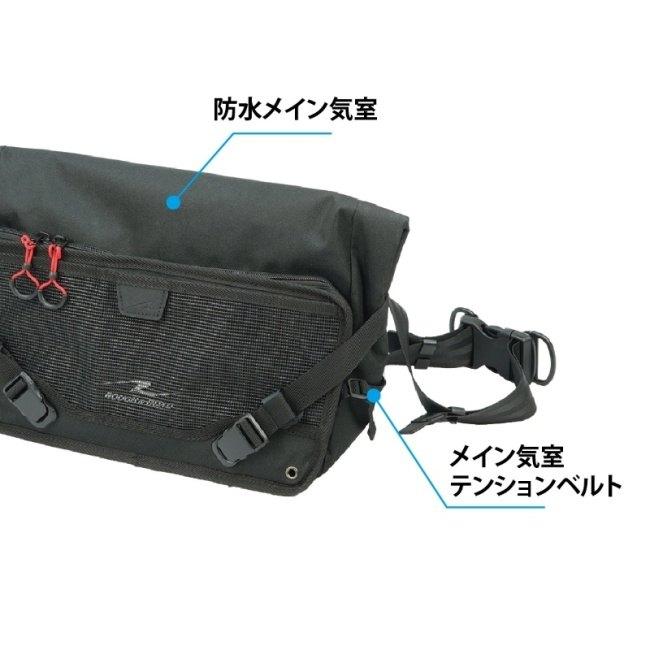 ROUGH＆ROAD ラフ＆ロード AQA DRYワンショルダー カラー：ブラック ショルダーバッグ バッグの画像