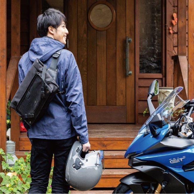 ROUGH＆ROAD ラフ＆ロード AQA DRYワンショルダー カラー：カーボン ショルダーバッグ バッグの画像