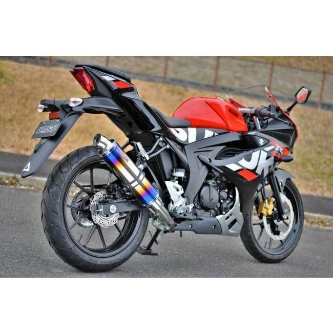 BEAMS ビームス R-EVO フルエキゾーストマフラー 政府認証 サイレンサー：ヒートチタン (重量：3.25kg【純正5.35kg】) GSX-R125 GSX-R125S SUZUKI スズキ | BEAMS | 03