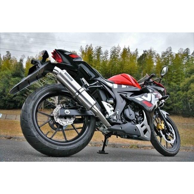 BEAMS ビームス R-EVO フルエキゾーストマフラー 政府認証 サイレンサー：ステンレス(重量：3.25kg【純正5.5kg】) GSX-R125 GSX-R125S SUZUKI スズキ マフラーの画像