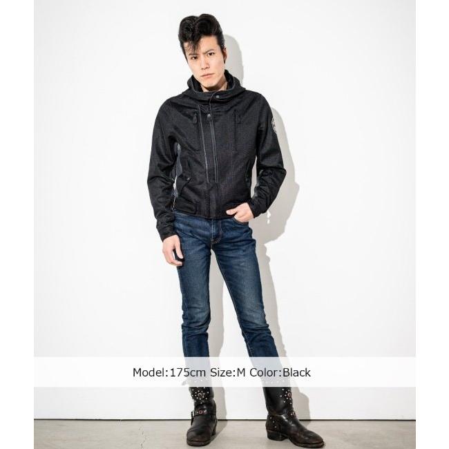 ACE CAFE LONDON エースカフェロンドン Mesh W2 Hoodie Jacket [メッシュW2フーディージャケット] レディース サイズ：WL メッシュジャケット ジャケットの画像