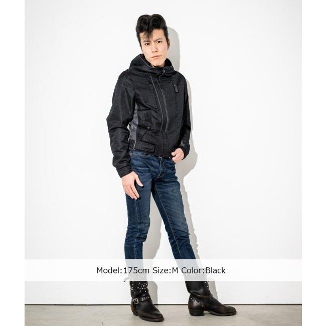 ACE CAFE LONDON エースカフェロンドン Mesh W2 Hoodie Jacket [メッシュW2フーディージャケット] レディース サイズ：WL メッシュジャケット ジャケットの画像