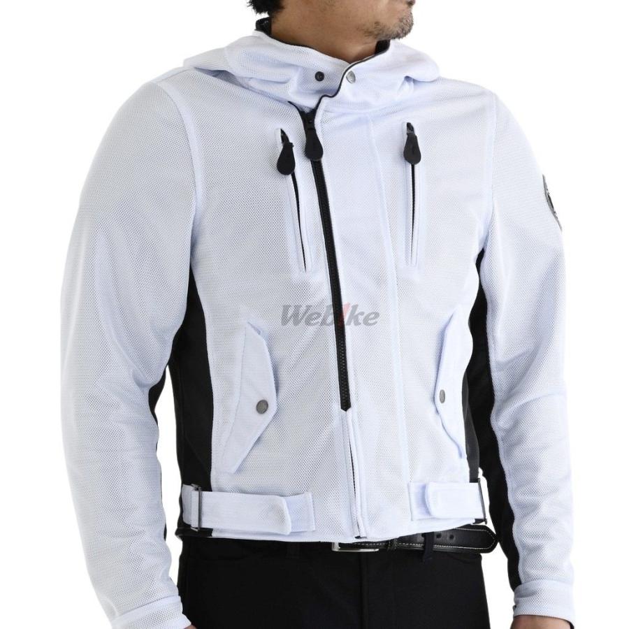 エースカフェロンドン　メッシュＷ2 フーデッドジャケット　Mサイズ メッシュW2フーディージャケット（バーガンディ） – エース