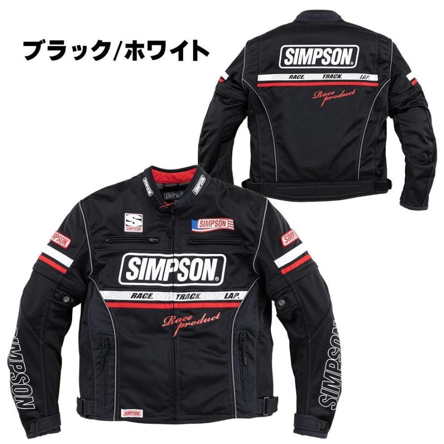 SIMPSON（シンプソン） NSM-C02 ライダーズメッシュジャケット サイズ 