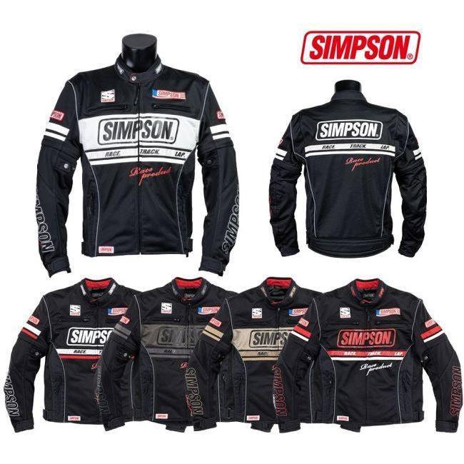 SIMPSON（シンプソン） NSM-C02 ライダーズメッシュジャケット サイズ 