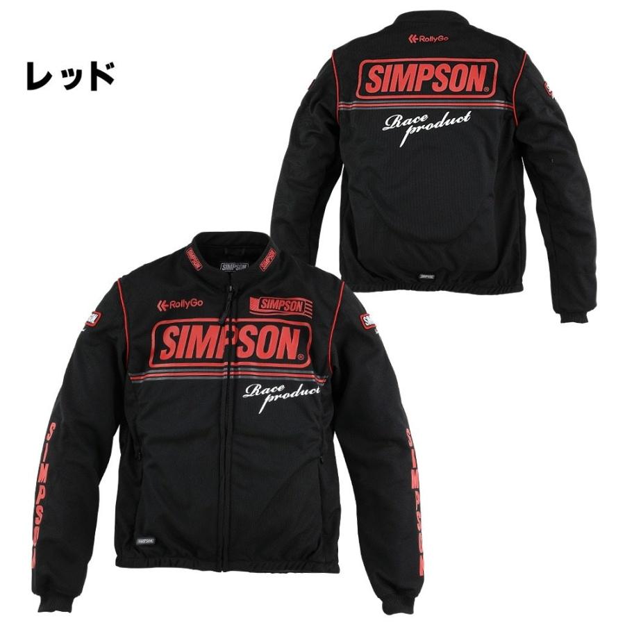 SIMPSON（シンプソン） NSM-C05 ライダーズ クールジャケット サイズ 