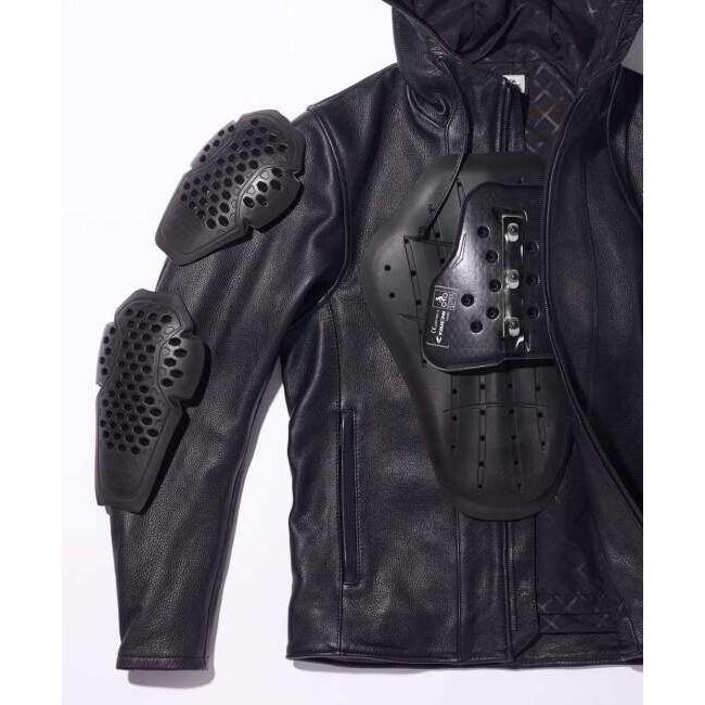 カドヤ（KADOYA） RIDERS PARKA レザージャケット サイズ：L