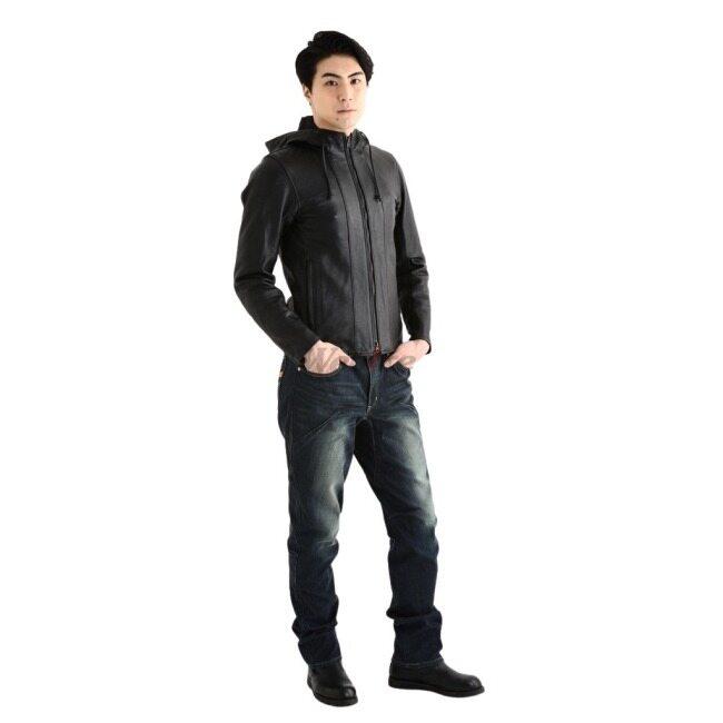 カドヤ（KADOYA） RIDERS PARKA レザージャケット サイズ：L