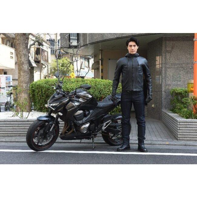カドヤ（KADOYA） RIDERS PARKA レザージャケット サイズ：L