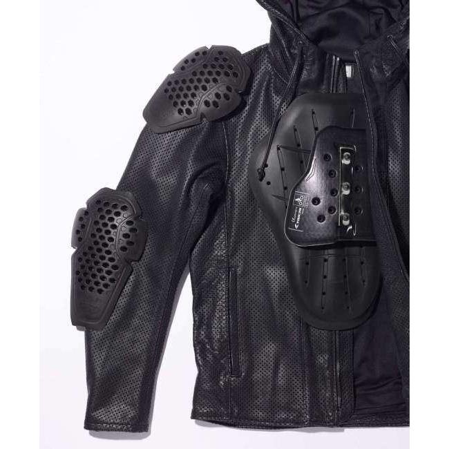 カドヤ（KADOYA） RIDERS PARKA-PL レザージャケット パンチング