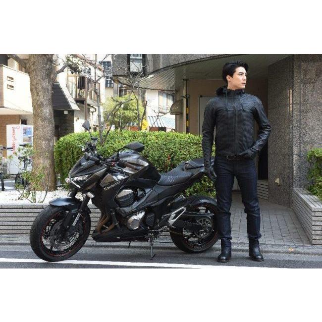 カドヤ（KADOYA） RIDERS PARKA-PL レザージャケット パンチング