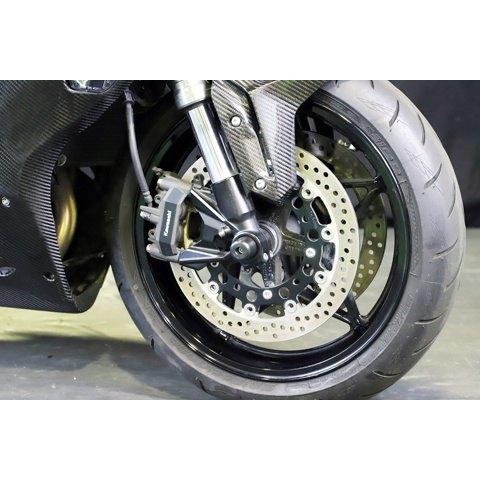 A-TECH エーテック フロントフォークスライダー カラー：ブラック