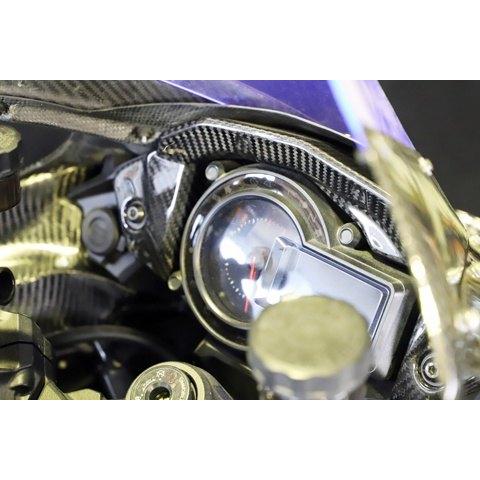 A-TECH（エーテック） メーターカバー 素材：DC 綾織ドライカーボン