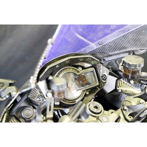 A-TECH（エーテック） メーターカバー 素材：DC 綾織ドライカーボン