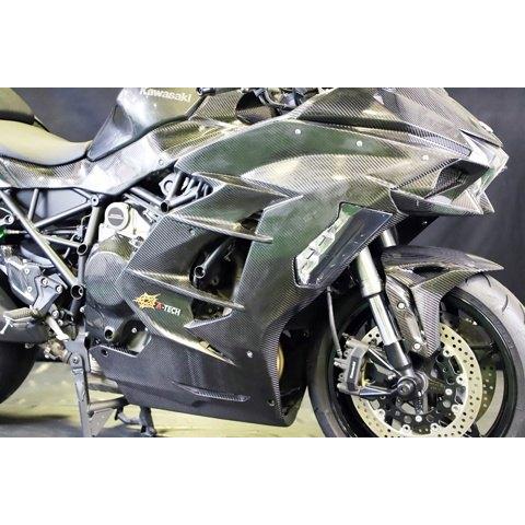 A-TECH（エーテック） サイドカウルSTD 素材：DC 綾織ドライカーボン