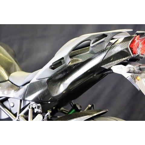 A-TECH エーテック シートカウル 素材：CDC 平織ドライカーボン / タイプ：2点セット Ninja H2 SX SE SE＋ KAWASAKI カワサキ シートカウル・テールカウル 外装_3