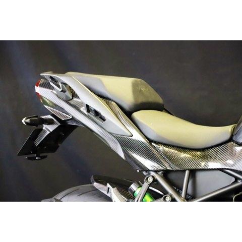 A-TECH エーテック シートカウル 素材：CDC 平織ドライカーボン / タイプ：左側セット Ninja H2 SX SE SE＋ KAWASAKI カワサキ シートカウル・テールカウル | A-TECH | 01