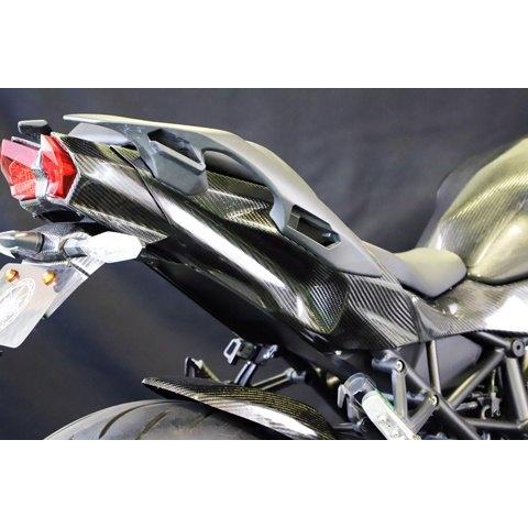 A-TECH エーテック シートカウル 素材：DCK ドライカーボンケブラー / タイプ：右側セット Ninja H2 SX SE SE＋ KAWASAKI カワサキ シートカウル・テールカウル | A-TECH | 02