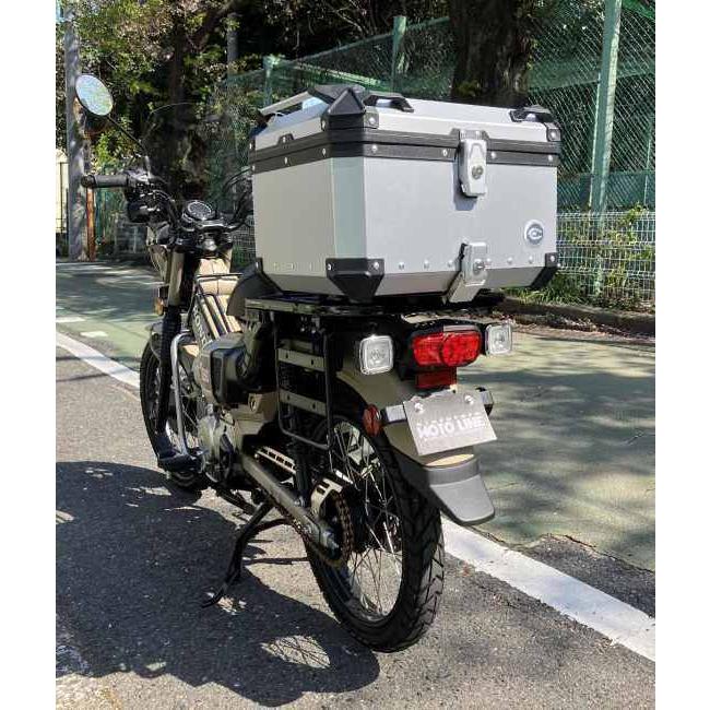 COOCASE クーケース Q5 アルミトップケース 55L カラー：シルバー  CB1300 Vストローム XSR BOLT レブル NC750 FJR ハヤブサ ZRX ZZR1400｜webike｜17