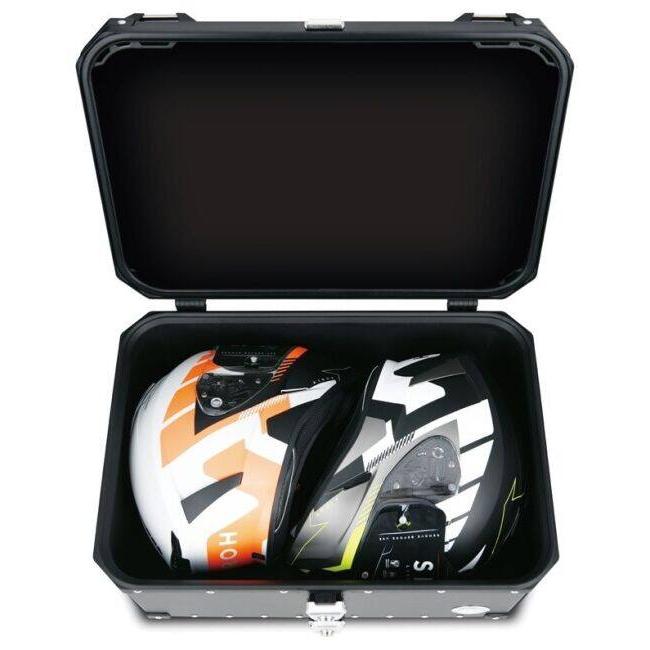 COOCASE クーケース Q3 アルミトップケース 65L カラー：シルバー HONDA ホンダ SUZUKI スズキ YAMAHA ヤマハ KAWASAKI カワサキ トップケース・テールボックス