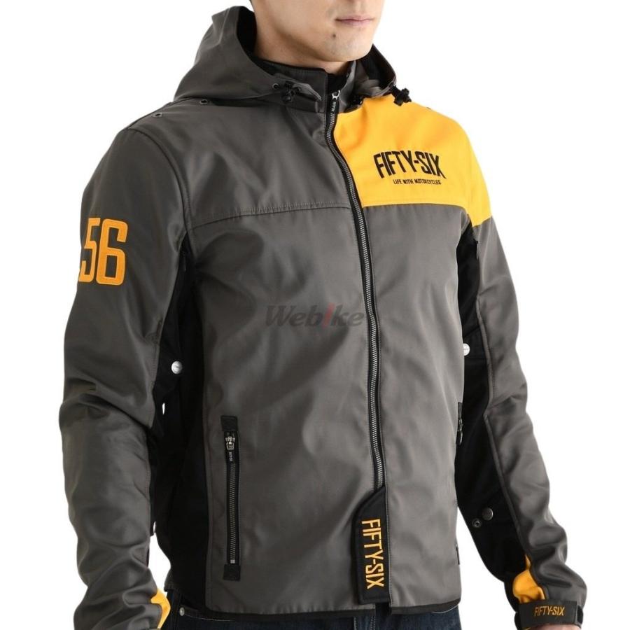 タグ付き！M！オールシーズン！56design ジャケット ブラック×キャメル 56design（56デザイン） QUARTER PARKA サイズ：M オールシーズン