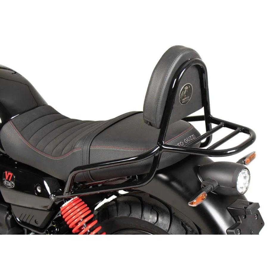 HEPCO＆BECKER ヘプコ＆ベッカー シーシーバー with リアキャリア 表皮カラー：ブラック V7 Special Stone Centenario Edition (850 ccm MOTOGUZZI モトグッチ | ヘプコ＆ベッカー